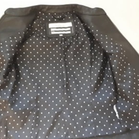 Veste en faux cuire noire - Picture 2 of 3